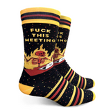 'Fuck This Meeting' Men's Crew Socks