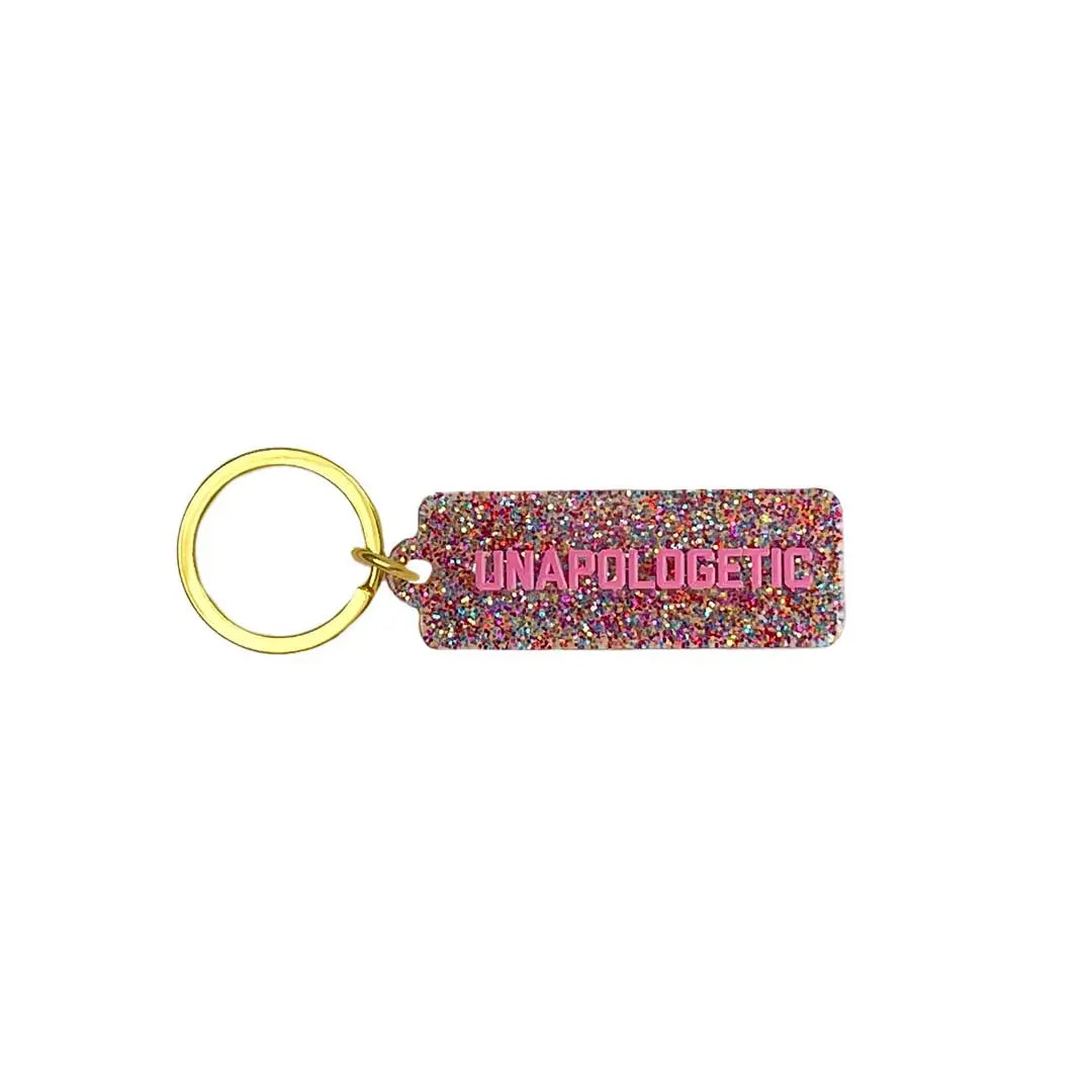 Golden Gems Rectangle Keychain - *Multiple Styles