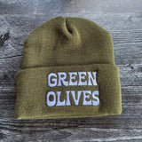'Green Olives' Knit Beanie