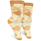 Groovy Things Co. Women's Crew Socks 'Twat Waffle'