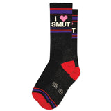 Gumball Poodle Gym Socks 'I ❤️ Smut'