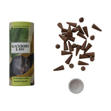 Incense Cones w/ Ceramic Holder -  Blackberry & Bay