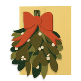 Mistletoe Holiday - Die Cut Card