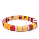 Malibu Sugar Half Moon Tile Bracelet - Butterscotch