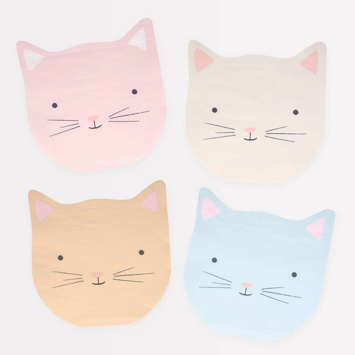 Meri Meri Small Napkins Cats