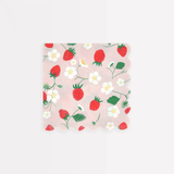 Meri Meri Strawberry Pattern Small Napkins