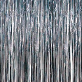 Metallic Foil Fringe Curtain - Eight Colors Available!