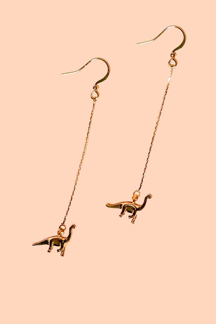 Dino-Mite Brontosaurus -18K Gold Plated