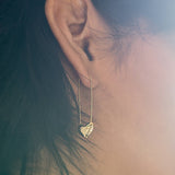 18K Gold Plated Hoops - Lita Safety Pin