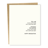 Crippling Debt Graduation Card