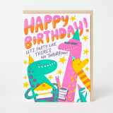 Birthday Card -  Dino Party