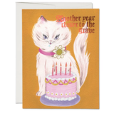 Birthday Card -  Closer to the Grave Kitty