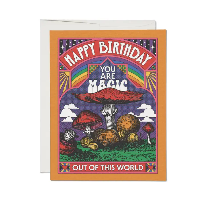 Red Cap Birthday Card Out of This World
