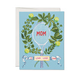 Red Cap Mother's Day Card - Racket
