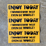 Reware Vintage Sticker - Enjoy Today