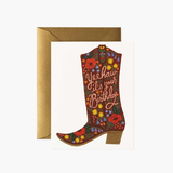 Rifle Paper Co. Birthday Card - Boot