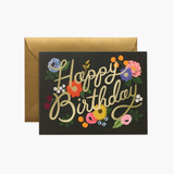 Rifle Paper Co. Birthday Card - Vintage Blossoms
