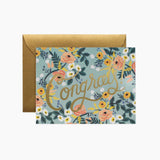 Rifle Paper Co. Congratulations Card - Blue Meadow