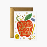 Rifle Paper Co. Everyday Card - World's Best Teacher