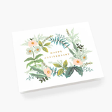 Rifle Paper Co. Love/Anniversary Card - Floral Wreath