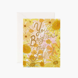 Rifle Paper Co. Love/Anniversary Card - You Brighten My Life