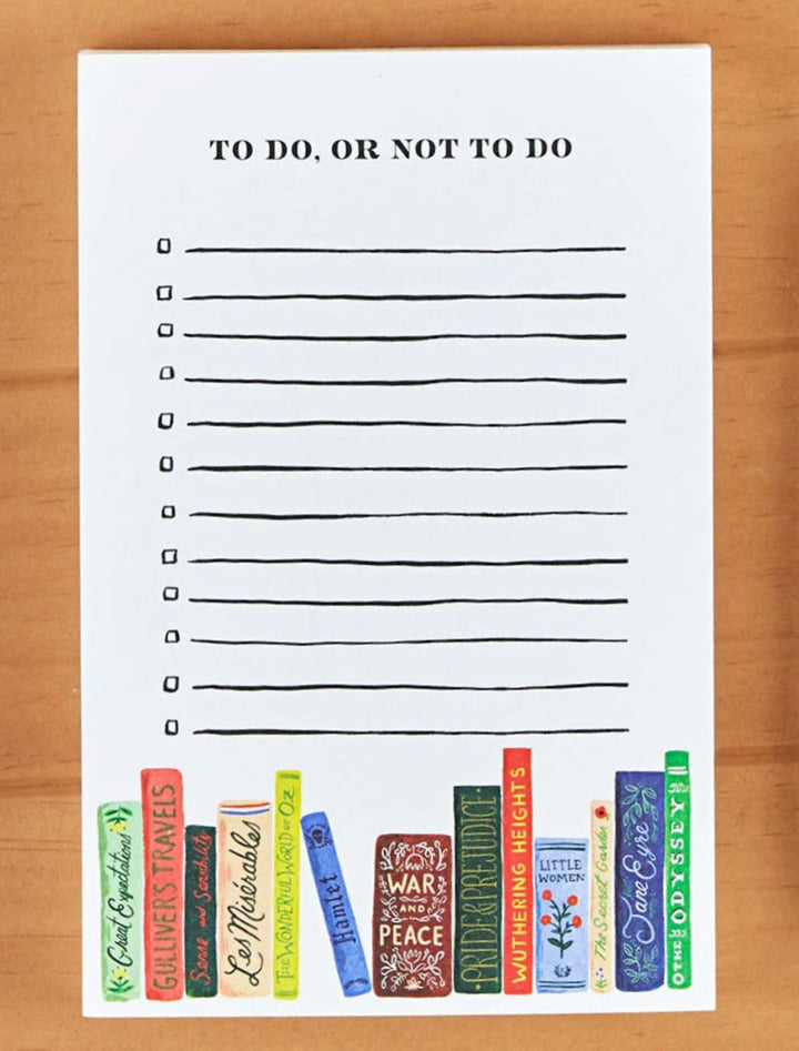 Rifle Paper Co. Notepad - 'To Do or Not To Do'