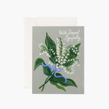 Rifle Paper Co. Sympathy Card - Lily of the Valley
