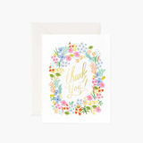 Rifle Paper Co. Thank You Card - Prairie