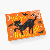 Rifle Paper Halloween Card - Black Cat