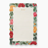 Rifle Paper Large Memo Notepad - Roses