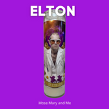 'Saint Sir Elton John' Luminary Candle