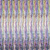 Metallic Foil Fringe Curtain - Eight Colors Available!