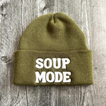 Soup Mode Silver Spider beanie
