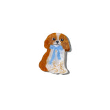 Solar Eclipse Hand-Painted King Charles Hair Claw