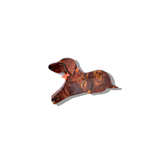 Solar Eclipse Hand-painted Dachshund Claw Hair Claw