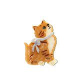 Solar Eclipse Hand-painted Kyoto Kitten Hair Claw