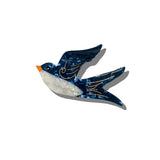 Solar Eclipse Hand-painted Swallow Bird Hair Claw