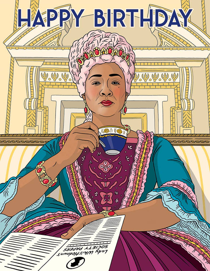 Bridgerton Happy Birthday...Let's Spill the Tea Card