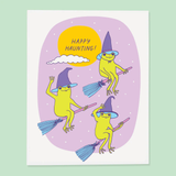 The Good Twin Halloween Card Happy Haunting