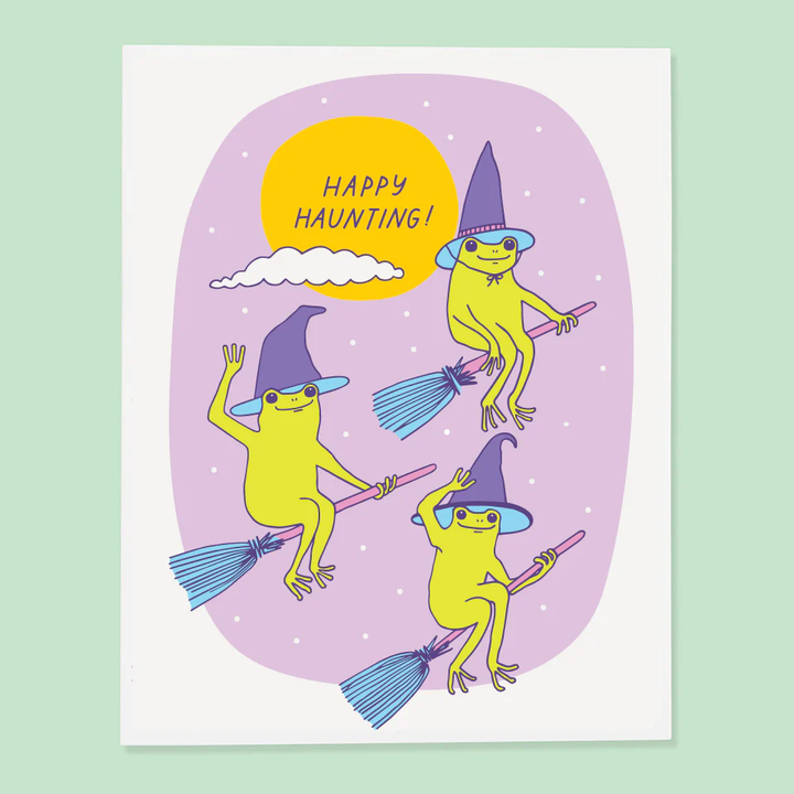 The Good Twin Halloween Card Happy Haunting