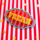 The Peach Fuzz Freak Rhinestone Hair Clip