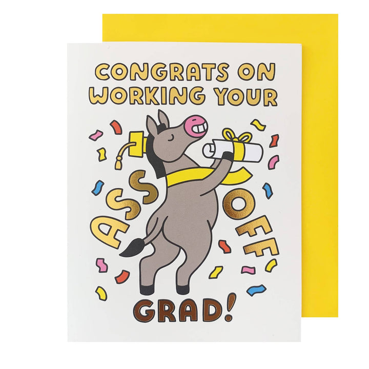 The Social Type Graduation Card - Ass Off