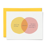 Venn Diagram Birthday Card