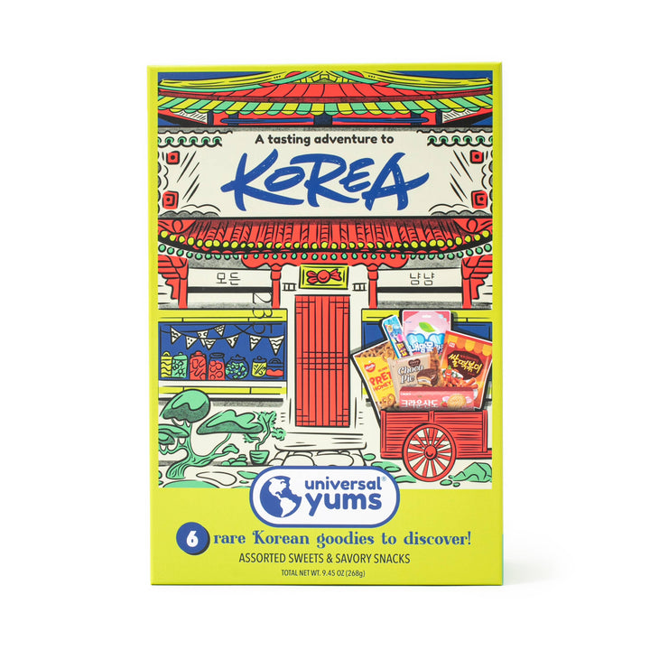 Universal Yums Korea Tasting Adventure | Exotic Snacks & Candy Gift Box