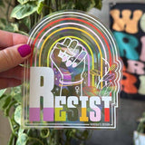 Rainbow Making Window Decal - RESIST