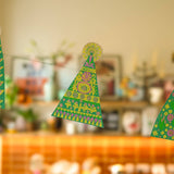 Midcentury Trees Sewn Garland