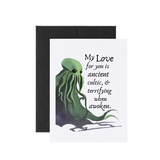 Cryptic Paper Co. Love/Anniversary Card - Ancient, Cultic, & Terrifying