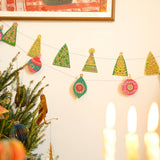 Midcentury Trees Sewn Garland