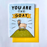 GOAT Congratulations Card