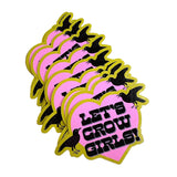 Let's Crow Girls Sticker
